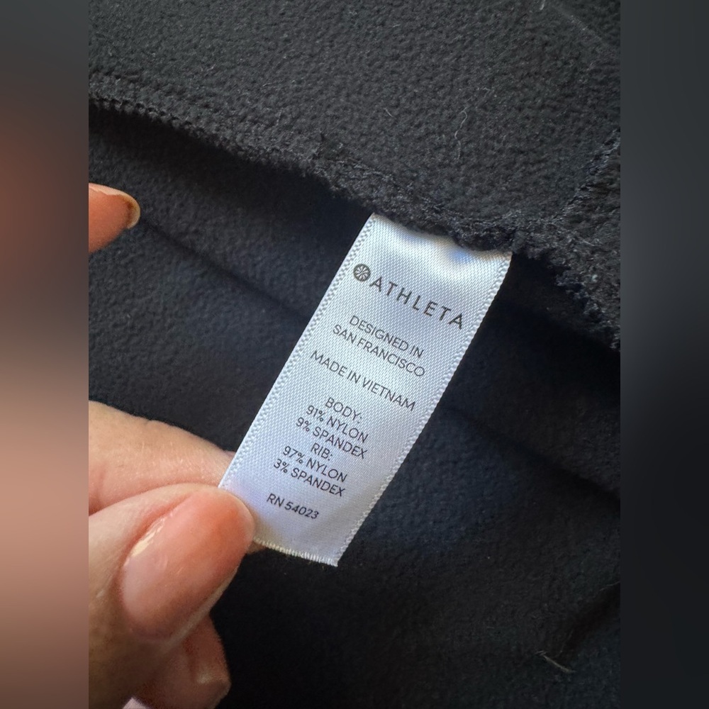Athleta Ridge Jacket black full-zip size large - Picture 5 of 11